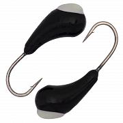 Фото чесночинка d 2.5 мм, вес 0,5 гр, цвет черный с фосфорной каплей /10 шт/